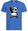 Чоловіча футболка Панда рок Яскраво-синій фото