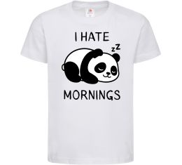 Дитяча футболка I hate morning panda