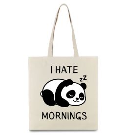 Еко-сумка I hate morning panda