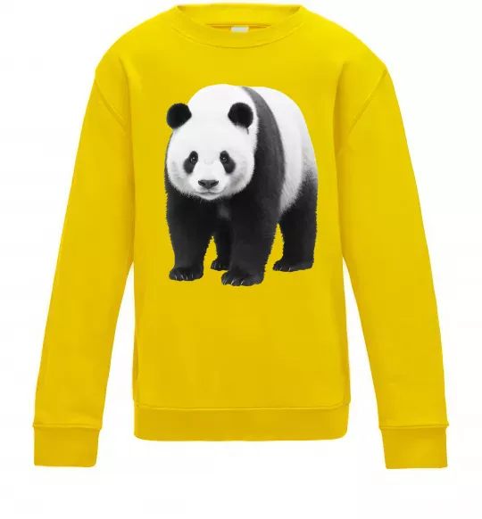 Детский Свитшот Панда повний зріст Солнечно желтый фото