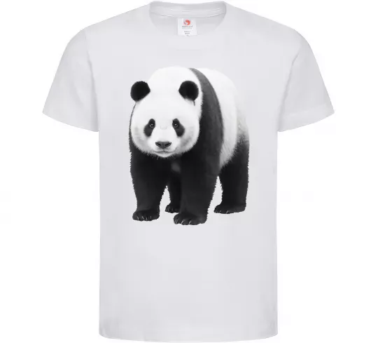 Детская футболка Панда повний зріст Белый фото