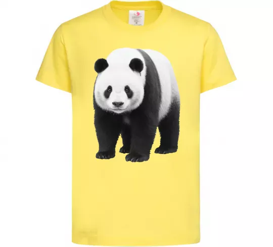 Детская футболка Панда повний зріст Лимонный фото