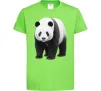 Детская футболка Панда повний зріст Лаймовый фото