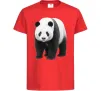 Детская футболка Панда повний зріст Красный фото