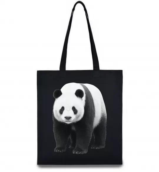 Эко-сумка Панда повний зріст Черный фото