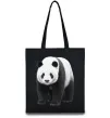 Эко-сумка Панда повний зріст Черный фото