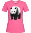 Женская футболка Панда повний зріст Ярко-розовый фото