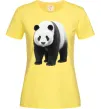 Женская футболка Панда повний зріст Лимонный фото
