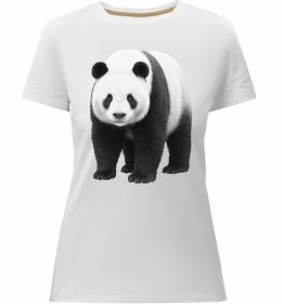 Жіноча преміум футболка Панда повний зріст