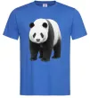 Чоловіча футболка Панда повний зріст Яскраво-синій фото
