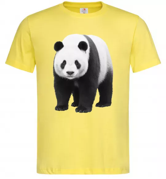 Чоловіча футболка Панда повний зріст Лимонний фото