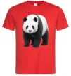Чоловіча футболка Панда повний зріст Червоний фото