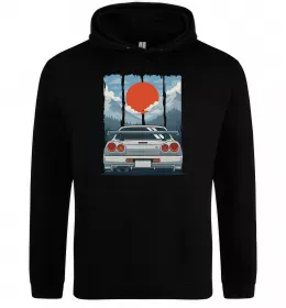 Чоловіча толстовка (худі) Car JDM Чорний фото