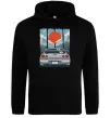 Мужская толстовка (худи) Car JDM Черный фото