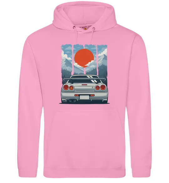 Женская толстовка (худи) Car JDM Розовый фото