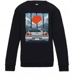 Детский Свитшот Dakar rally Черный фото