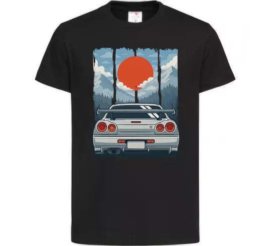 Детская футболка Car JDM Черный фото