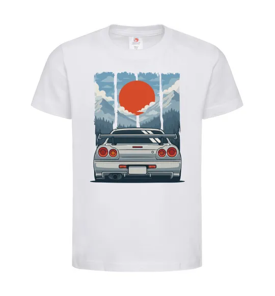 Детская футболка Car JDM Белый фото