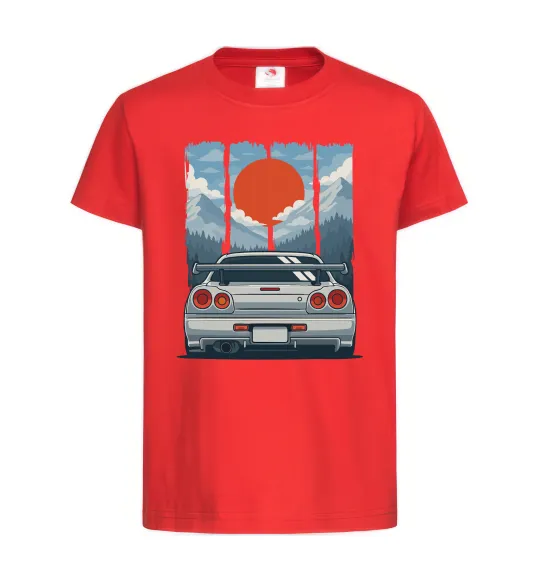 Детская футболка Car JDM Красный фото