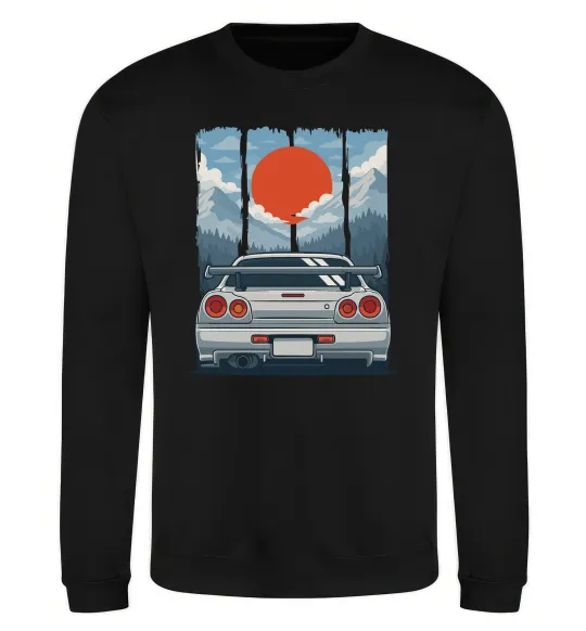 Свитшот Car JDM Черный фото