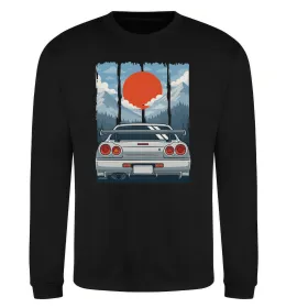 Світшот Car JDM Чорний фото
