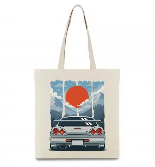 Эко-сумка Car JDM Бежевый фото