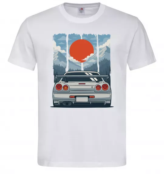 Чоловіча футболка Car JDM Білий фото
