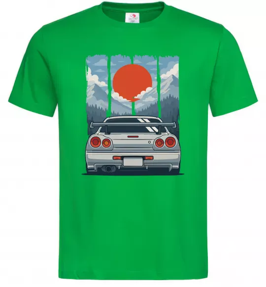 Чоловіча футболка Car JDM Зелений фото