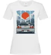 Жіноча футболка Car JDM Білий фото