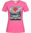 Жіноча футболка Car JDM Яскраво-рожевий фото