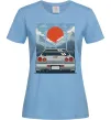 Жіноча футболка Car JDM Блакитний фото