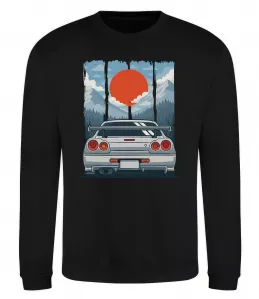 Свитшот Car JDM Черный фото