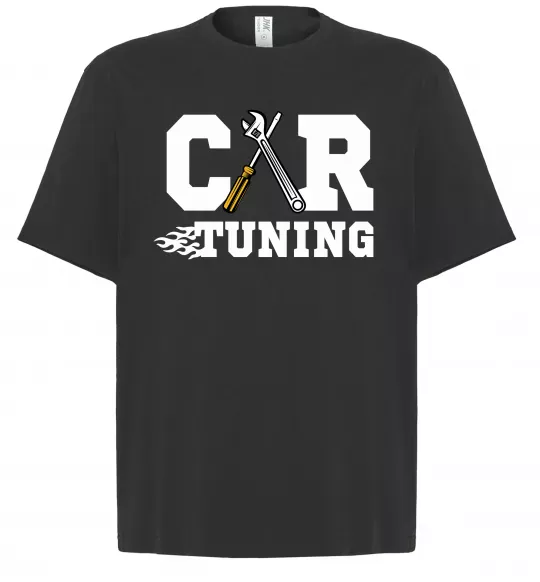 Футболка Оверсайз Car tuning Черный фото