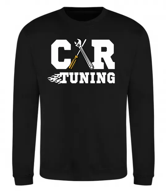 Свитшот Car tuning Черный фото