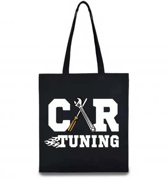 Эко-сумка Car tuning Черный фото
