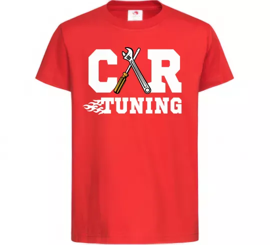 Детская футболка Car tuning Красный фото