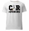 Мужская премиум футболка Car tuning Белый фото