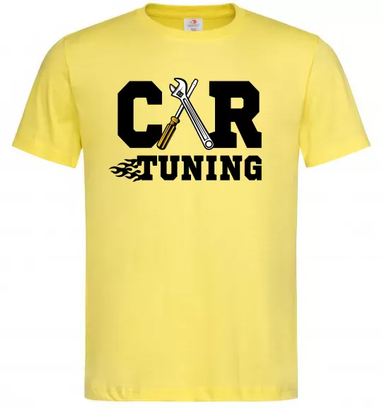 Мужская футболка Car tuning Лимонный фото