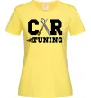 Жіноча футболка Car tuning Лимонний фото