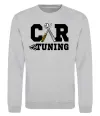 Свитшот Car tuning Серый меланж фото