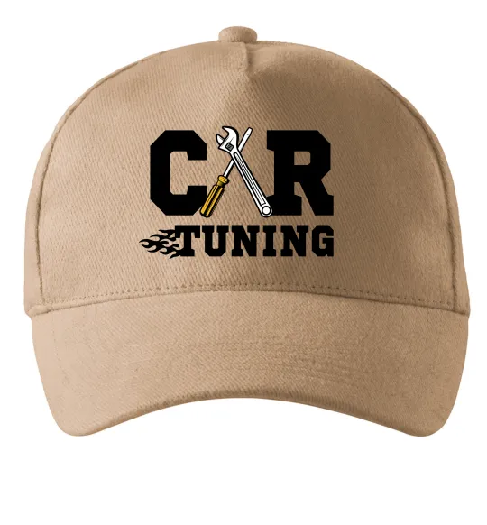 Кепка Car tuning Песочный фото