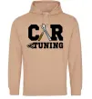 Жіноча толстовка (худі) Car tuning Пісочний фото