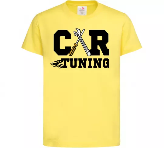 Детская футболка Car tuning Лимонный фото