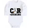 Дитячий бодік Car tuning Білий фото