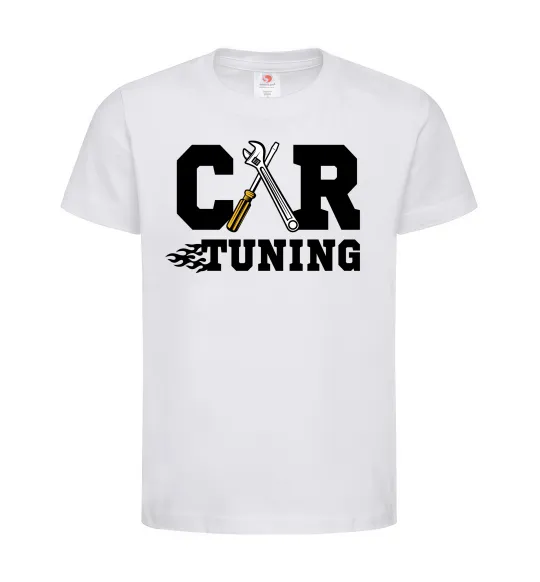 Детская футболка Car tuning Белый фото