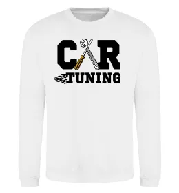 Свитшот Car tuning Белый фото