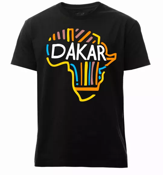 Мужская премиум футболка Dakar rally Черный фото