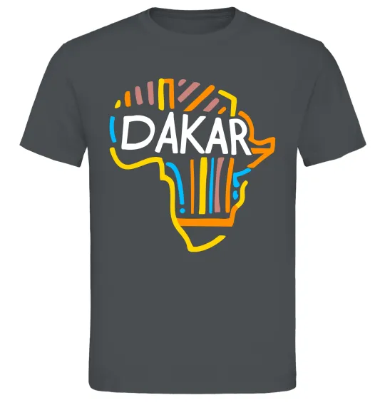 Чоловіча футболка Dakar rally Графіт фото