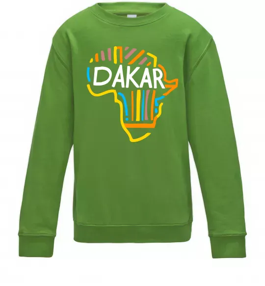 Детский Свитшот Dakar rally Лаймовый фото