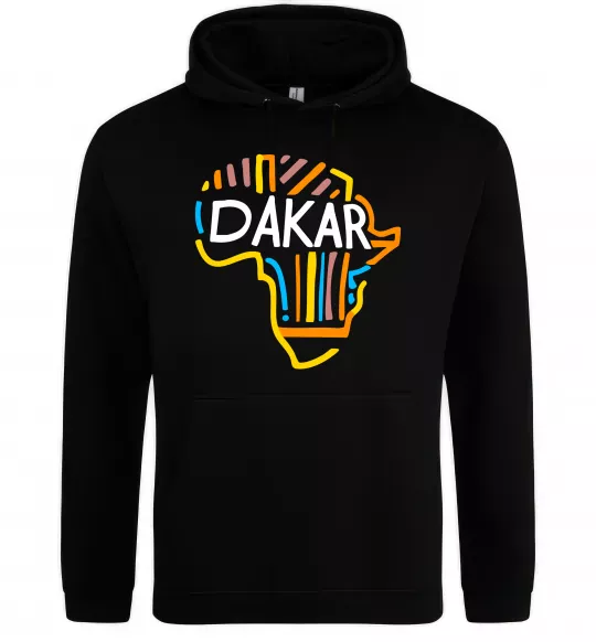 Женская толстовка (худи) Dakar rally Черный фото